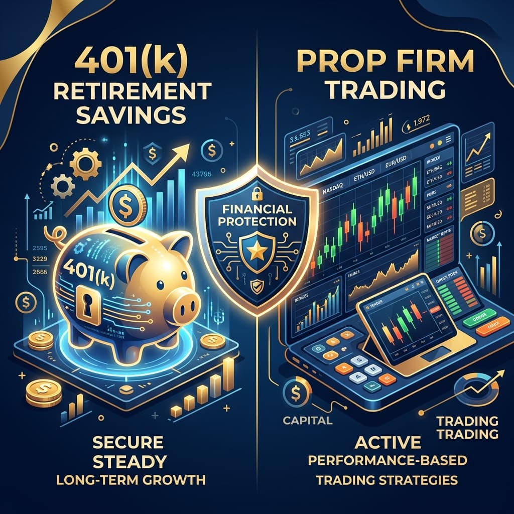 Prop Firm Capital vs. Retirement Savings: Why You Should Never Trade Your 401(k)